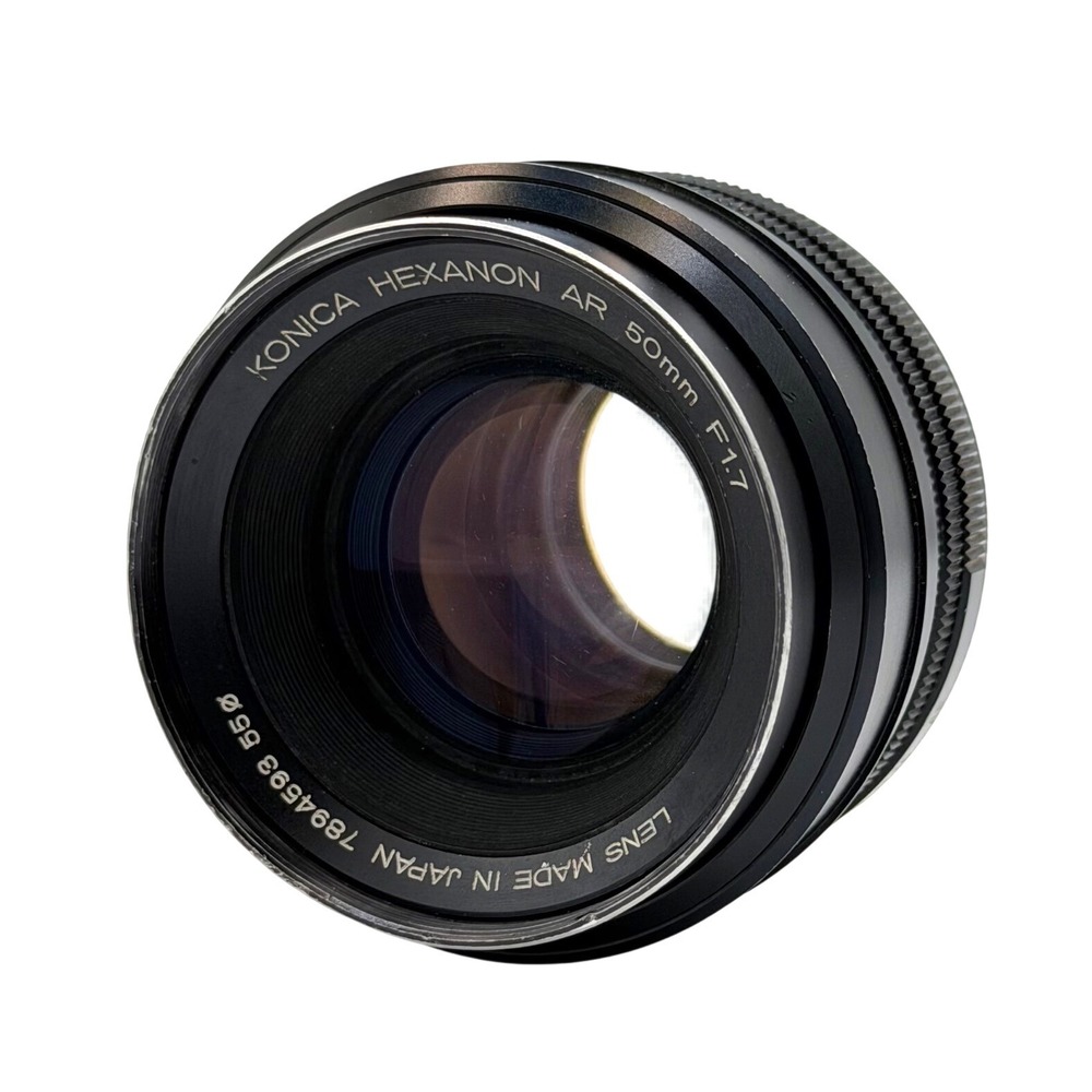 Konica Hexanon AR 50mm f1.7 Vintage Prime Lens for AR Mount - As‎ Is Fungus